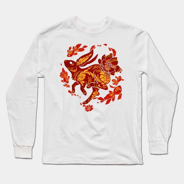Year of the Rabbit Long Sleeve T-Shirt by Things By Diana